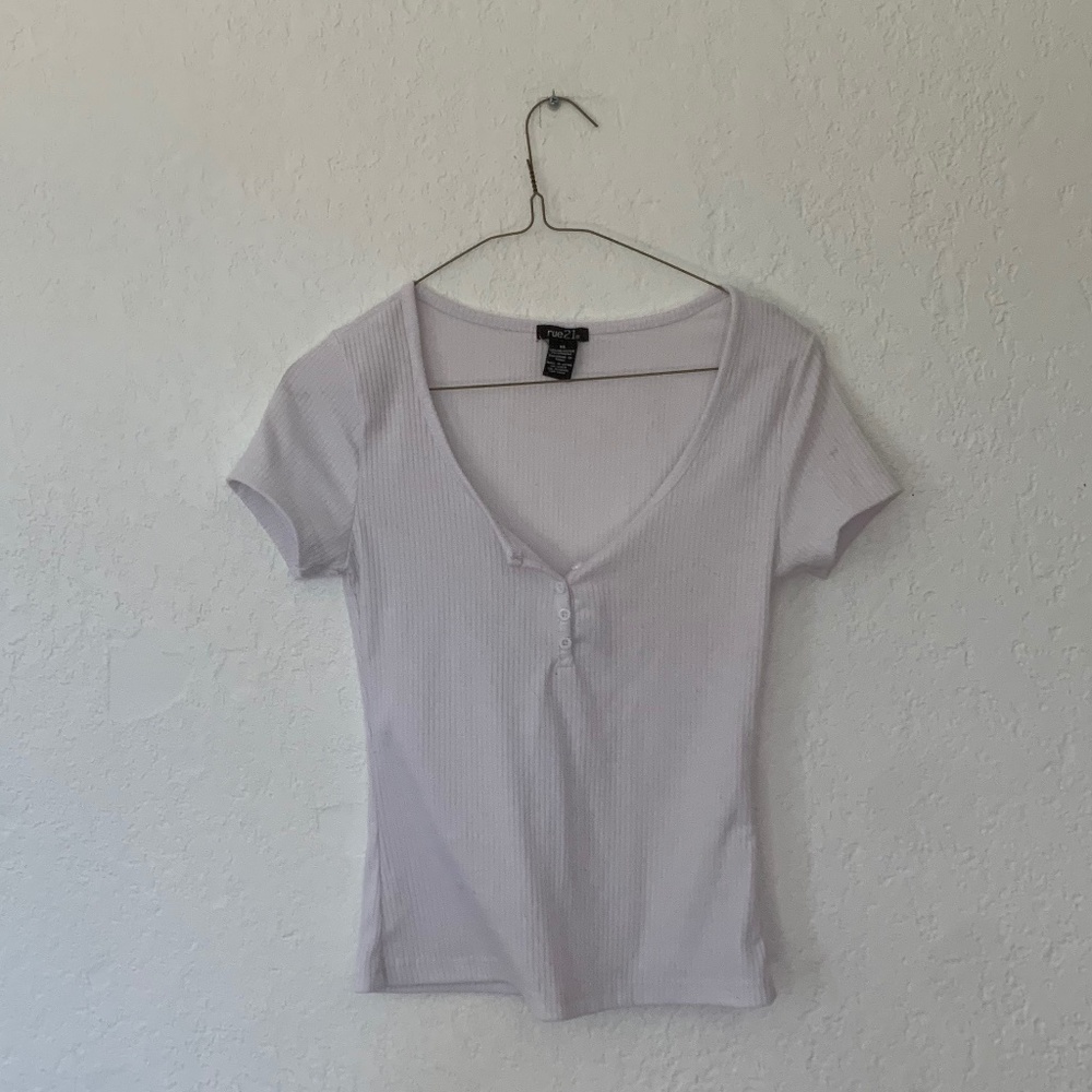 White low neck Shirt